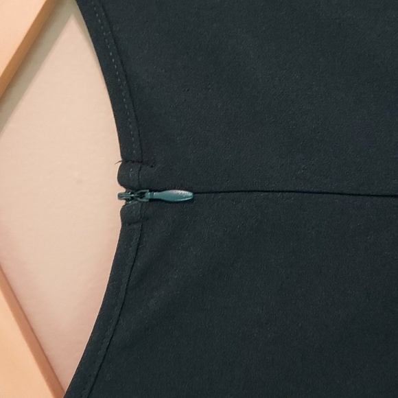 NWT Shein Fold Over Pleated Waist Fitted Bodycon Dress M - Picture 6 of 9